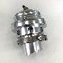 Universal 50mm 30 PSI BOV Blow Off Valve Vband Silver Honda Acura Toyota EMUSA