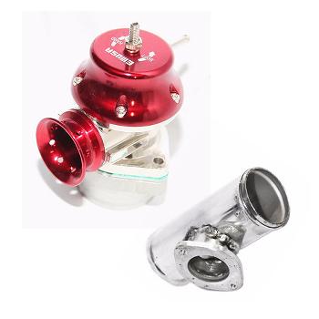 EMUSA Type RS Universal Blow Off Valve Red+Piping 3