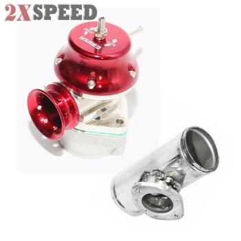 EMUSA Type RS Universal Blow Off Valve Red+Piping 2.5