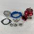 EMUSA Type RS Style Universal BOV BMW E30 E34 E36 E49 Porshe Benz Volve Audi RED