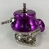 UNIVERSAL ADJ BILLET ALUMINUM TYPE-S PSI TURBO BLOW OFF VALVE BOV Purple