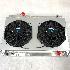 Dual Core Radiator for 93-98 TOYOTA SUPRA Manual with 12