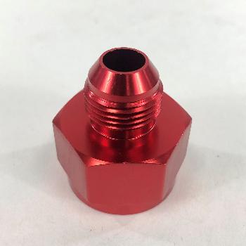 Red AN8 8AN Male to AN-10 Female Straight Swivel Fuel Oil Gas Line Fitting