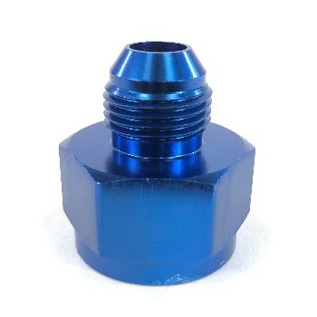 Blue AN8 8AN Male to AN-10 Female Straight Swivel Fuel Oil Gas Line Fitting