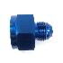 Blue AN8 8AN Male to AN-10 Female Straight Swivel Fuel Oil Gas Line Fitting