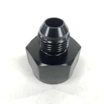 Black AN8 8AN Male to AN-10 Female Straight Swivel Fuel Oil Gas Line Fitting