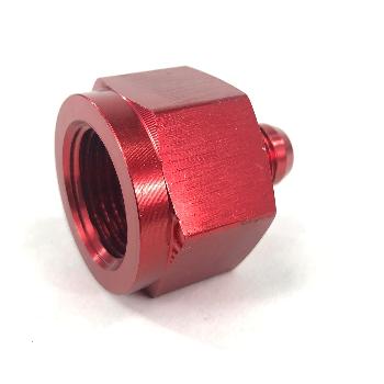 Red AN6 6AN Male to AN-10 Female Straight Swivel Fuel Oil Gas Line Fitting