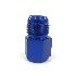 Blue AN10 10AN Male to AN-8 Female Straight Swivel Fuel Oil Gas Line Fitting