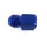 Blue AN10 10AN Male to AN-8 Female Straight Swivel Fuel Oil Gas Line Fitting