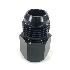 Black AN10 10AN Male to AN-8 Female Straight Swivel Fuel Oil Gas Line Fitting