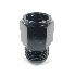 Black AN10 10AN Male to AN-8 Female Straight Swivel Fuel Oil Gas Line Fitting