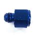 Blue AN8 8AN Female to AN-6 Male Straight Swivel Fuel Oil Gas Line Fitting