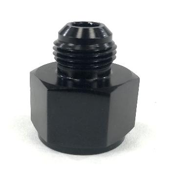 Black AN8 8AN Female to AN-6 Male Straight Swivel Fuel Oil Gas Line Fitting