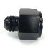 Black AN8 8AN Female to AN-6 Male Straight Swivel Fuel Oil Gas Line Fitting