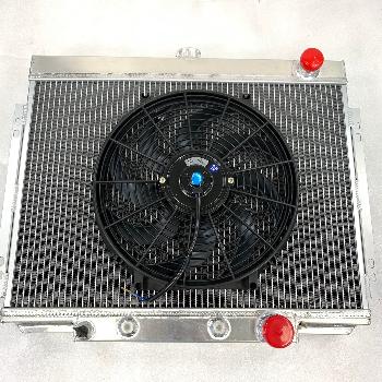 3 Core Passenger/Right SIde Radiator+Shroud+14