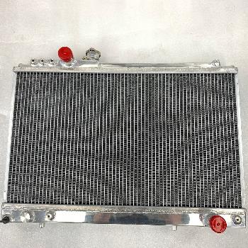 For 1986-1992 TY Supra JZA70 Manual Performance Racing Aluminum Radiator 2 Row