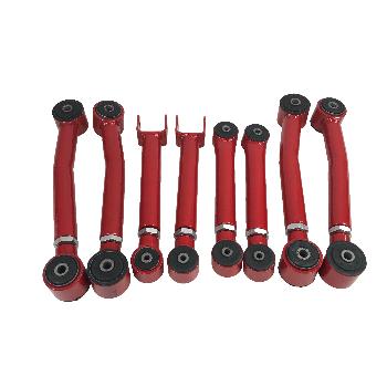 For Jeep 93-98 Grand Cherokee 98-06 wrangler TJ Adj.Control Arm 8 Pieces set Red