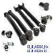 FRONT+REAR Upper Adj. Control Arm fit 2007-2018 Jeep Wrangler 4WD/2WD Black 4pc