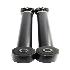 4pc Front+Rear Lower Adj. Control Arm for 2007-2018 Jeep Wrangler 4WD/2WD Black