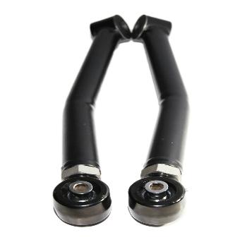 1 Pair Front Lower Adj. Control Arm for 2007-2018 Jeep Wrangler 4WD/2WD Black