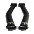 1 Pair Front Lower Adj. Control Arm for 2007-2018 Jeep Wrangler 4WD/2WD Black