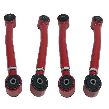 4Pcs Red Adjustable Control Arm Kit Front Rear Lower For 93-98 Jeep Cherokee