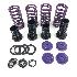 Adjustable Coilover Spring Suspension Kit for 88-00 Honda Civic, 93-97 Del Sol