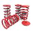 Red/Silver 95-99 Mitsubishi Eclipse Coilover Lowering Spring Kits Adj. High/Low