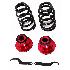 Coilver Suspension Kit for 08-11 Infiniti G37 Sedan 4D/Coupe 2D RWD ONLY RED