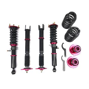 Coilover Suspension FIT 2009-2011 Nissan 370Z Touring Coupe 2D RED