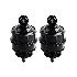 Mercedes E-Class W211 2003-2009  Rear PAIR Suspension Air Spring Bags