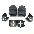 2pcs 2600 lb Air Bags + Weld On Rear Suspension Mount Bracket Kit for 2.75