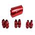 AN6 AN8 AN10 Inline 40 Micron High Flow Fuel Filter w/reusable SS filter RED New