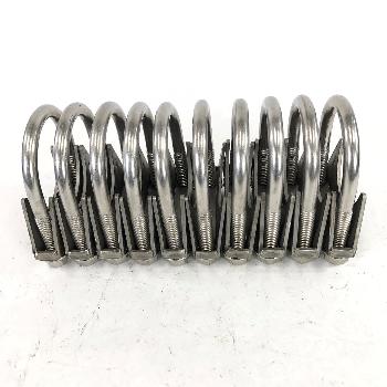 10 pieces of Stainless Steel U Bolt Clamp for 2.25