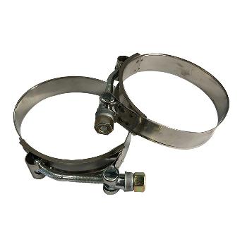 Twin Stainless Steel T-Bolt Clamp for 3