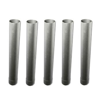 5pcs Galvanized Steel Straight Exhaust Tail Pipe 2.25
