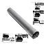 5pcs Galvanized Steel Straight Exhaust Tail Pipe 2.25