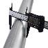 2pcs Galvanized Steel Straight Exhaust Pipe Tailpipe 3