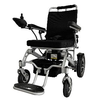 Foldable Aluminum Electric Wheelchair Max 300lbs 12AH Battery-2Ecenter