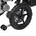 Lightweight 37.5 lbs Foldable Electric Wheelchairs Max 265lbs, with Dual Motor