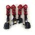 Coilover Susension RED for 06-07 Subaru Impreza WRX Limited Wagon 4D 2.5L