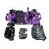 4 Wheel Mobility Scooter Folding Drive Device, Loading Capacity 265 lbs (Purple)