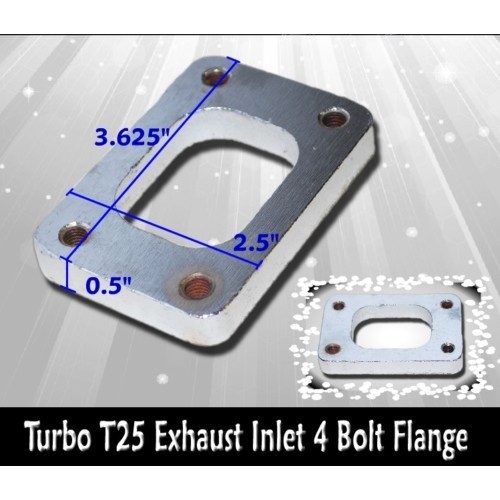 T2 TURBO FLANGE T25 GT28 TB25 4-BOLT