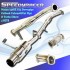 1995-1998 Nissan 240SX Downpipe Catback Exhaust &Cat Pipe & Turbo Elbow 4 SETS