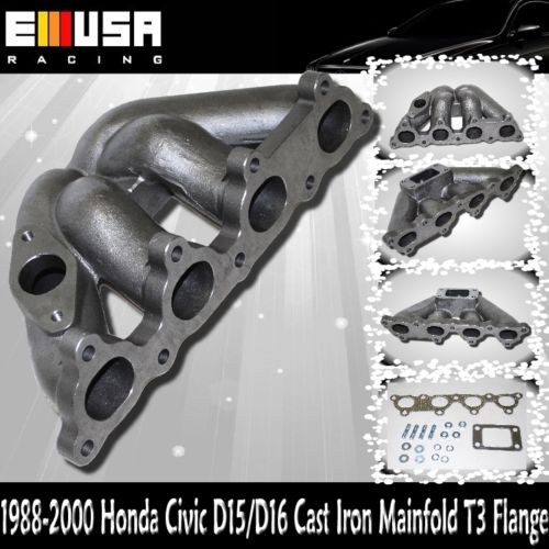 Honda Civic CRX 8800 D15/D16 Cast Iron Turbo Manifold
